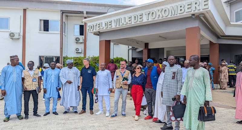 La Team Europe en visite à la Mairie de Tokombéré