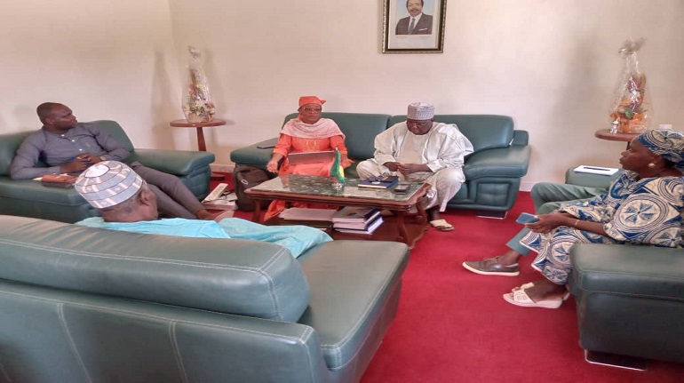 Reception des responsables du projet RESILAC2